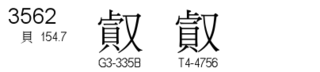 U+3562